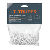Truper Tile Spacers 0.5Cm 100 Pieces.